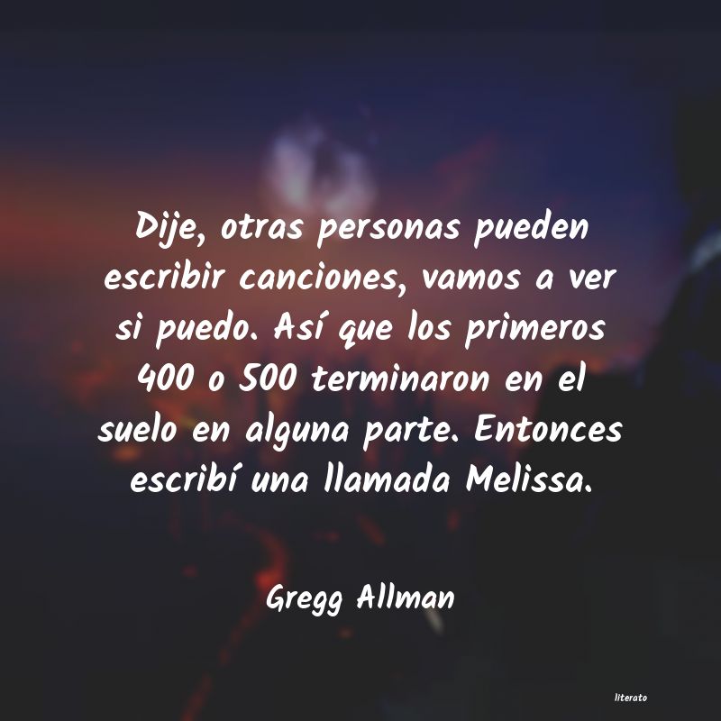 frases de Gregg Allman