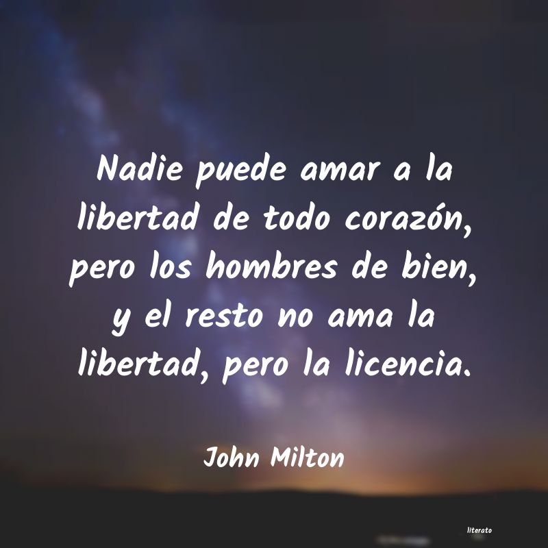 Frases de John Milton