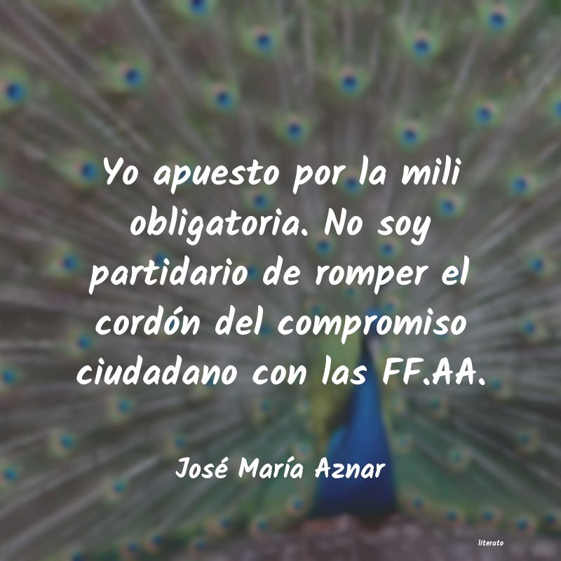 frases de José MarÃa Aznar