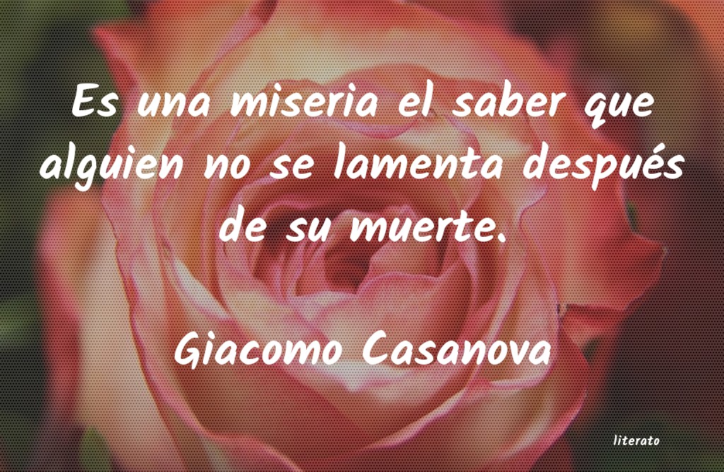 Frases de Giacomo Casanova