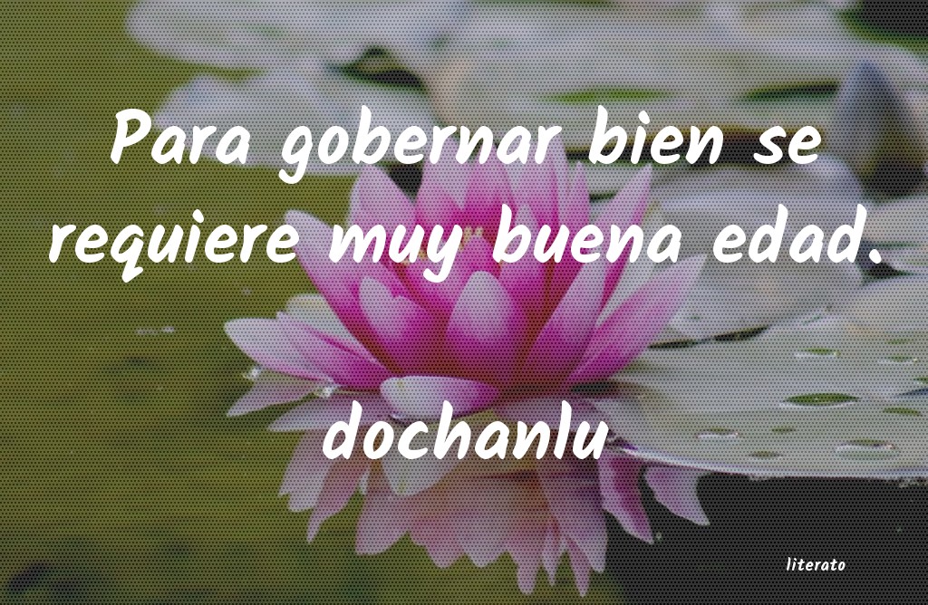 gobernar