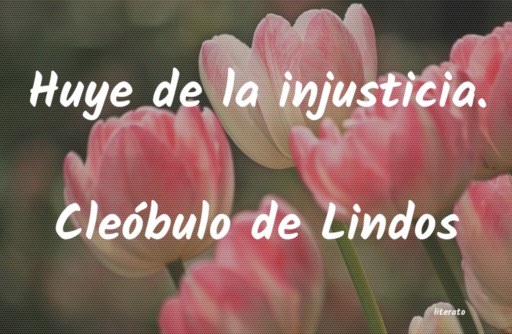 frases de Cleóbulo de Lindos