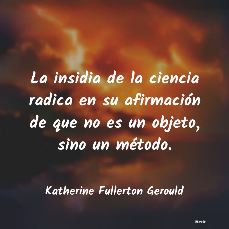 frases de Katherine Fullerton Gerould