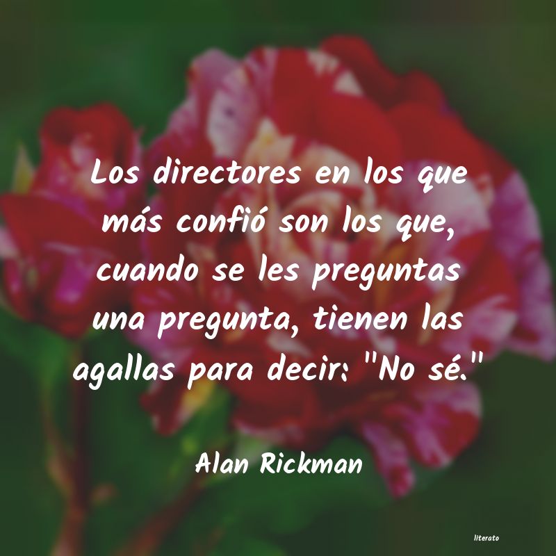 Frases de Alan Rickman