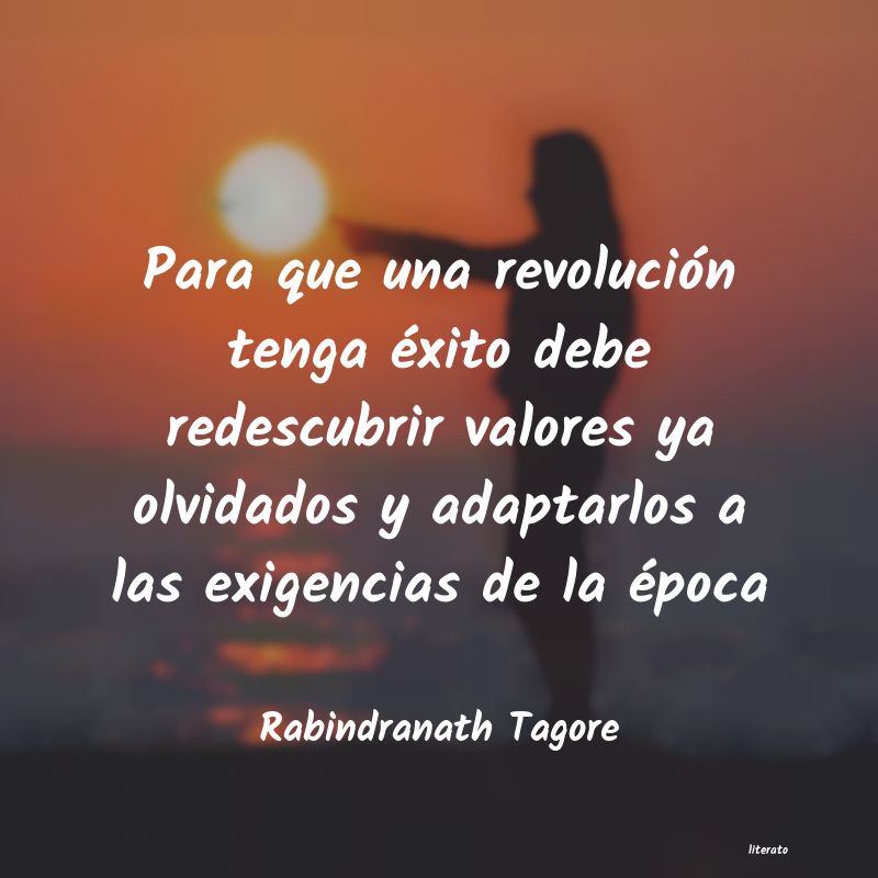 Frases de Rabindranath Tagore