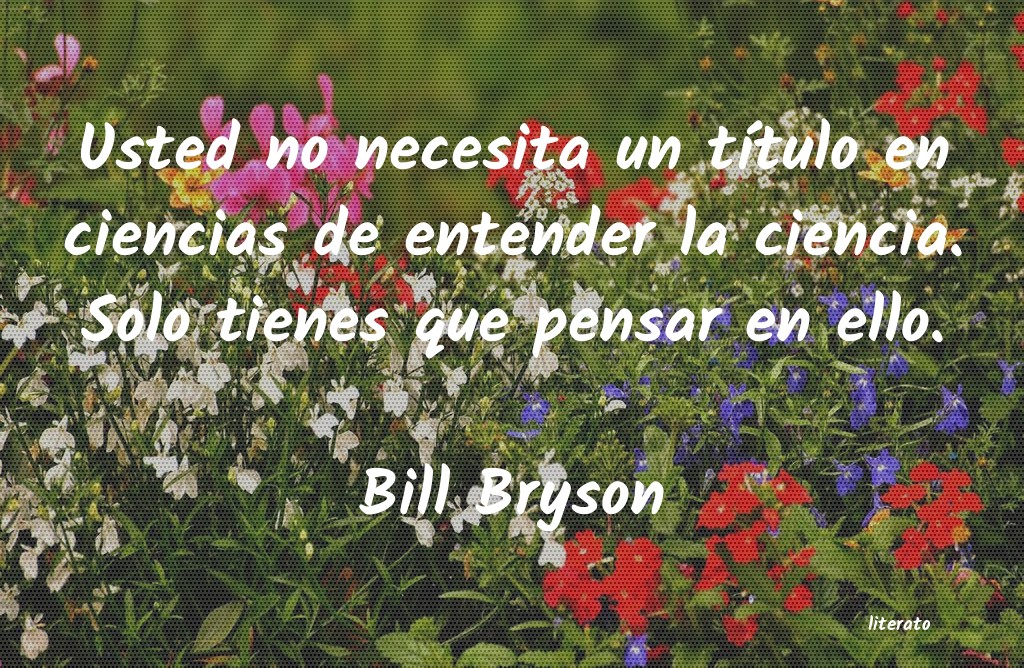 Frases de Bill Bryson