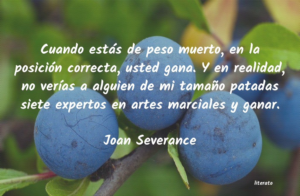 frases de Joan Severance
