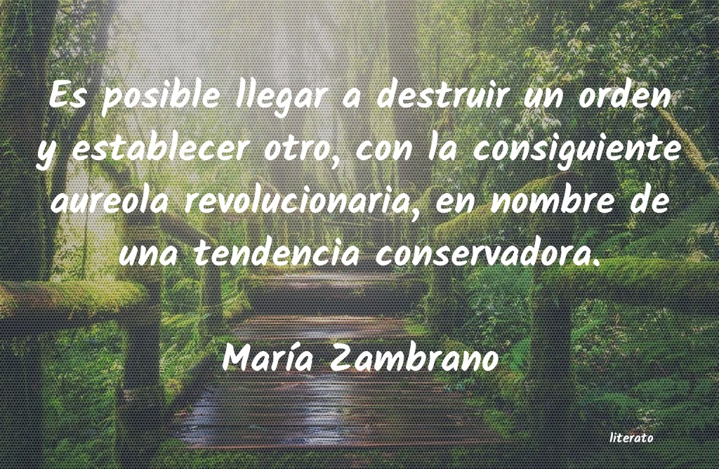 frases de MarÃa Zambrano