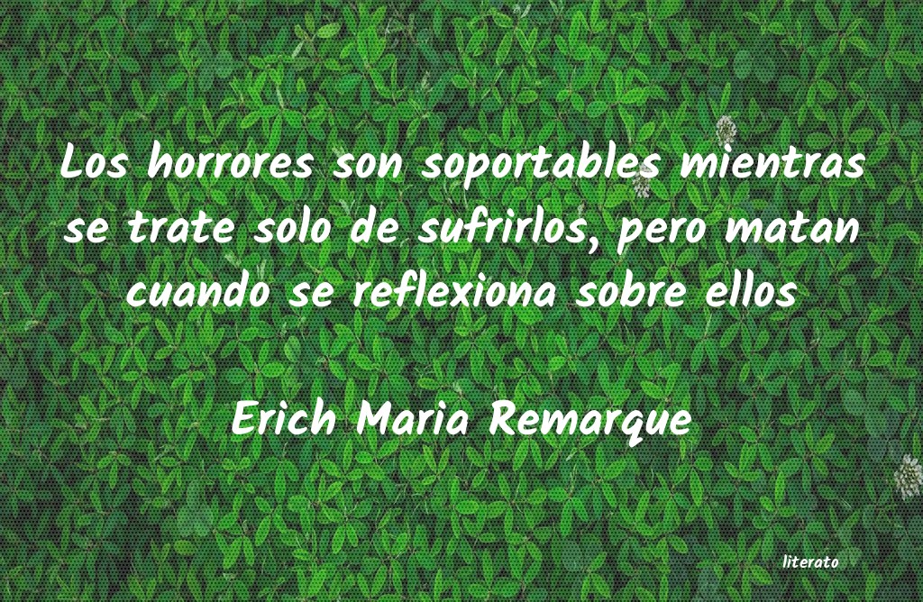 frases de Erich Maria Remarque