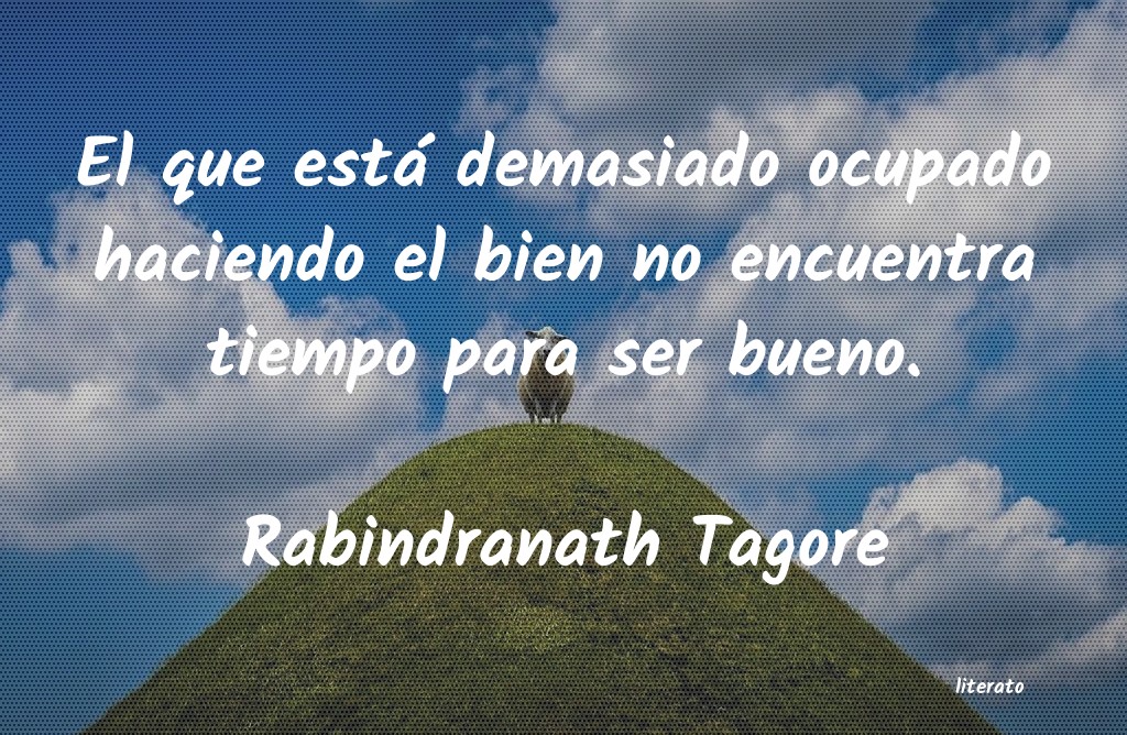 Frases de Rabindranath Tagore