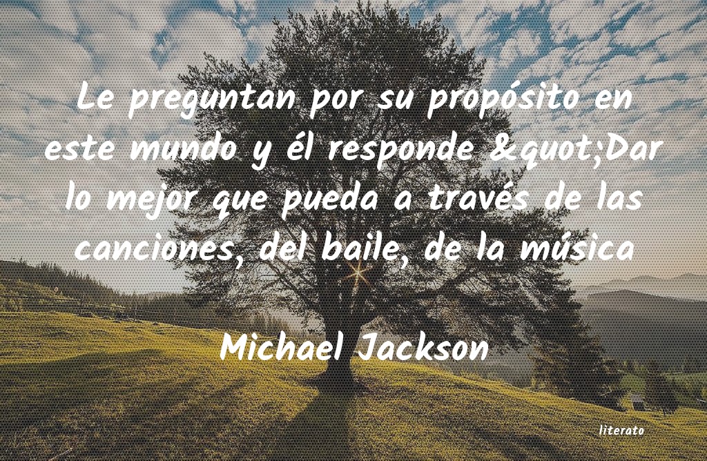frases de Michael Jackson