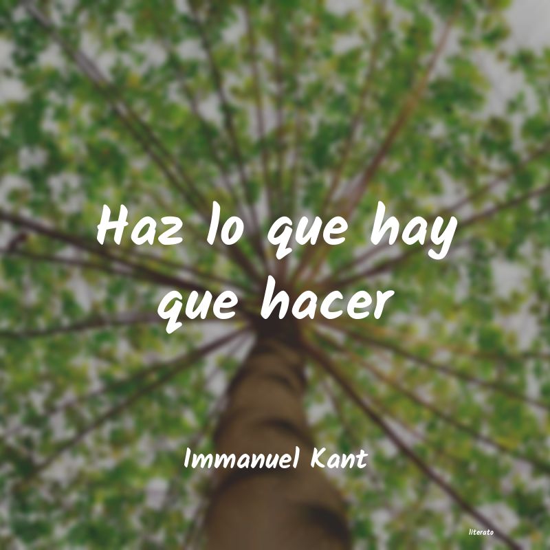 Frases de Immanuel Kant