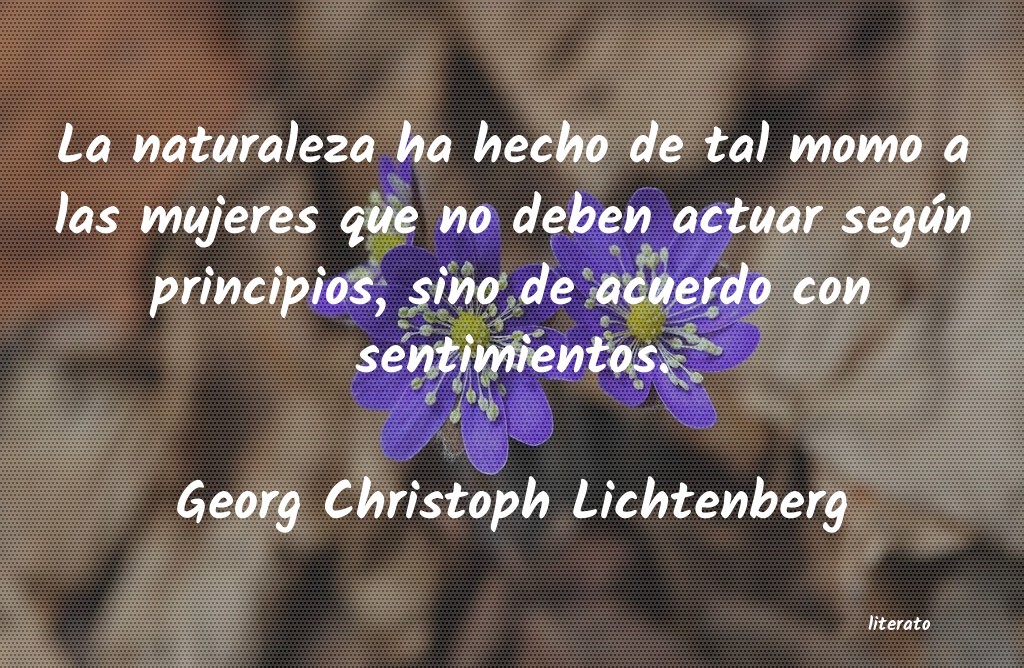 Frases de Georg Christoph Lichtenberg