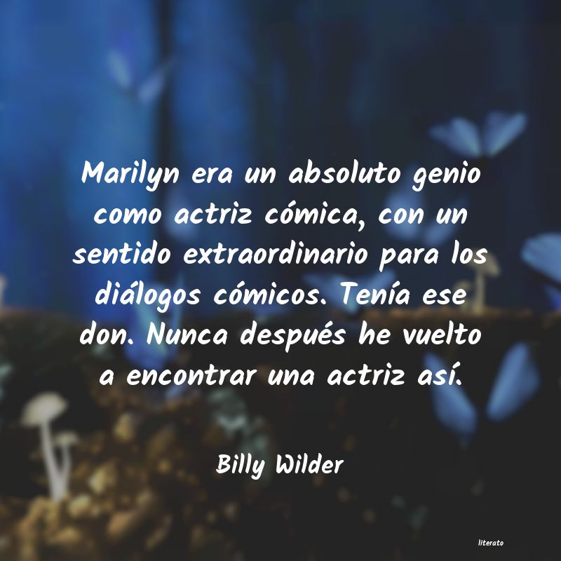 frases de Billy Wilder