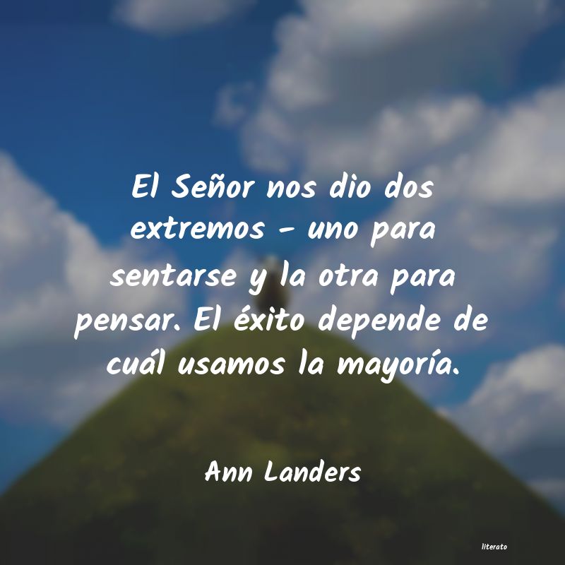 frases de Ann Landers