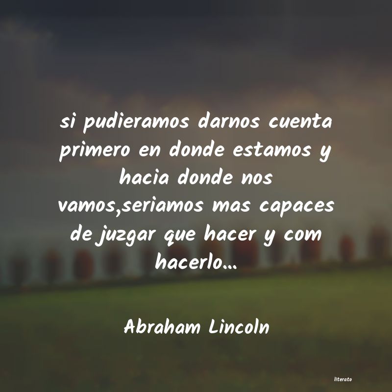 Frases de Abraham Lincoln