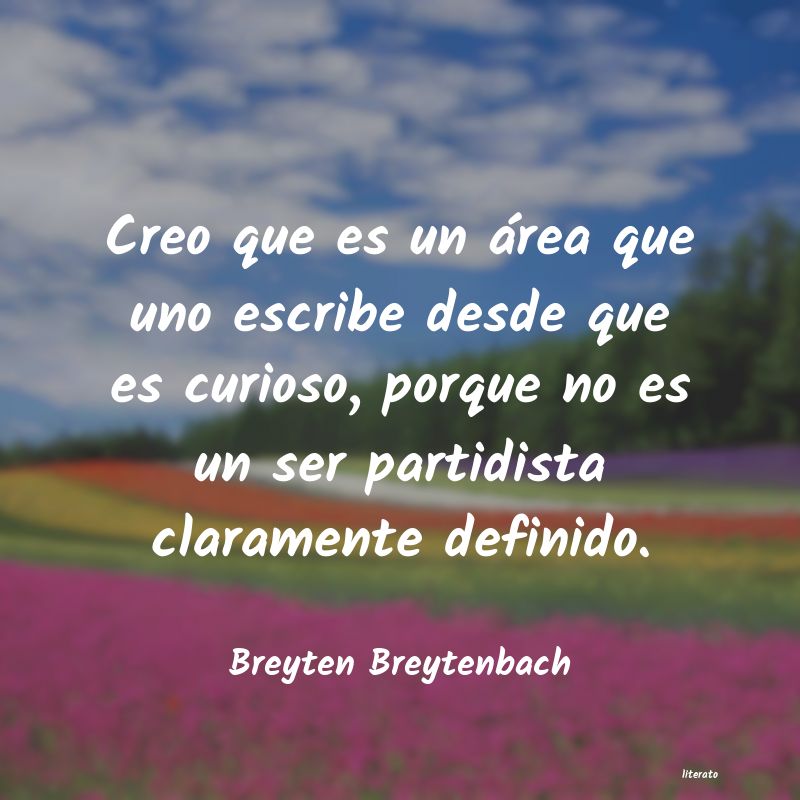 frases de Breyten Breytenbach