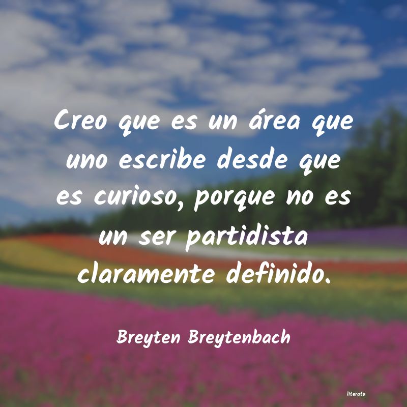 Frases de Breyten Breytenbach