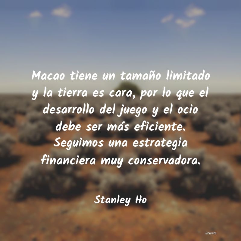 Frases de Stanley Ho