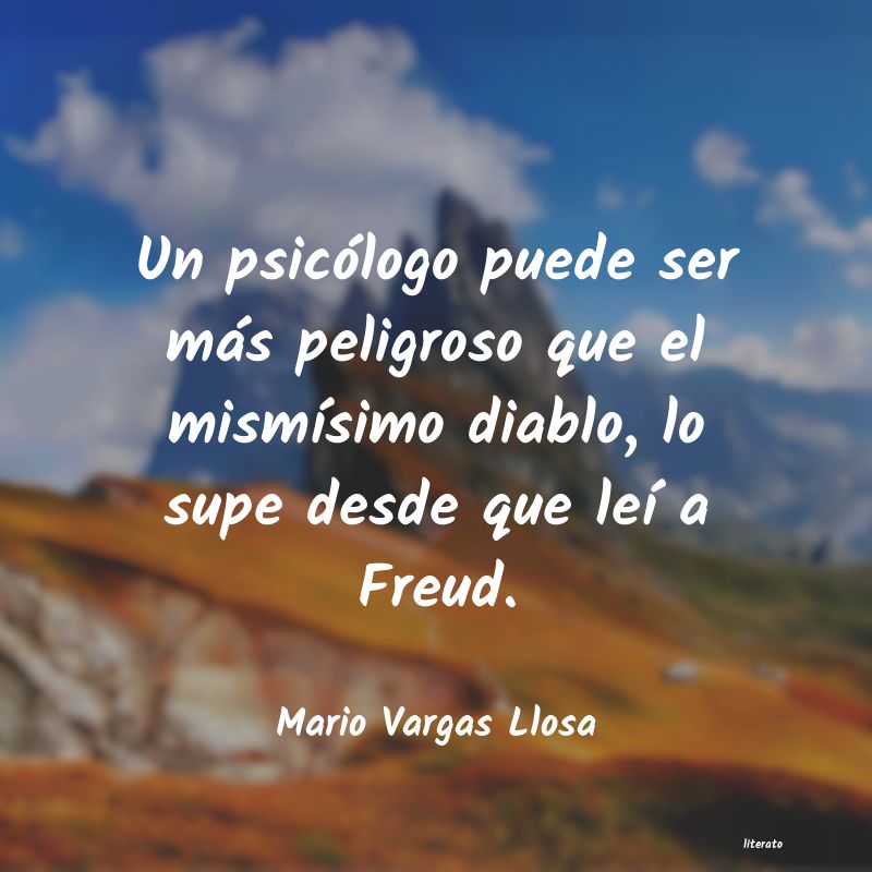 frases de Mario Vargas Llosa