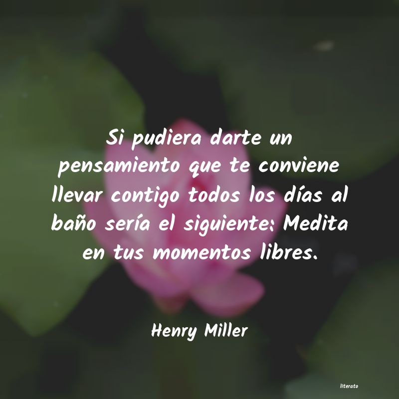 frases de Henry Miller