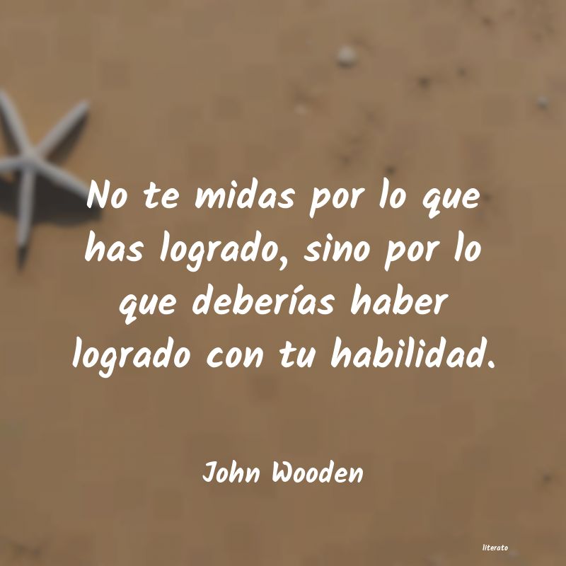 Frases de John Wooden