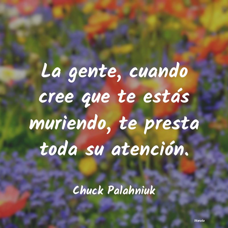 frases de Chuck Palahniuk