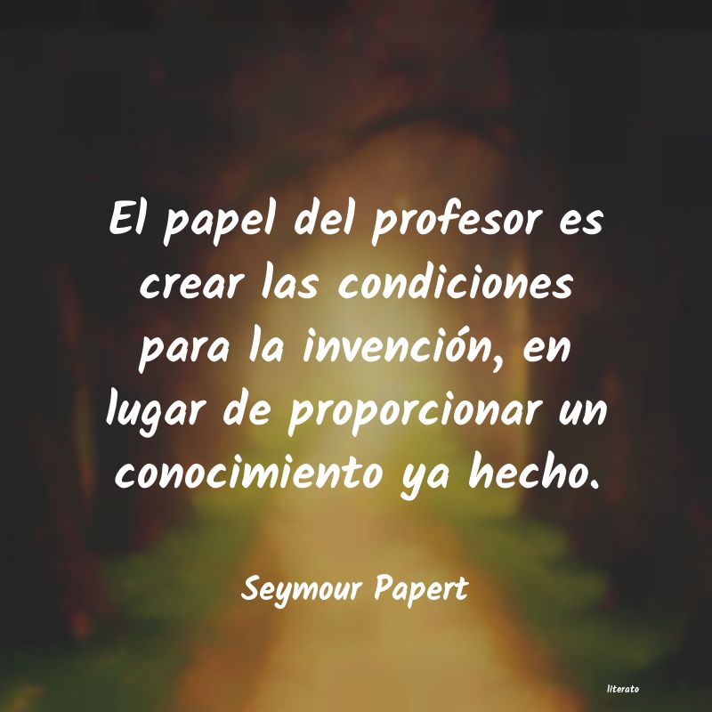 Frases de Seymour Papert