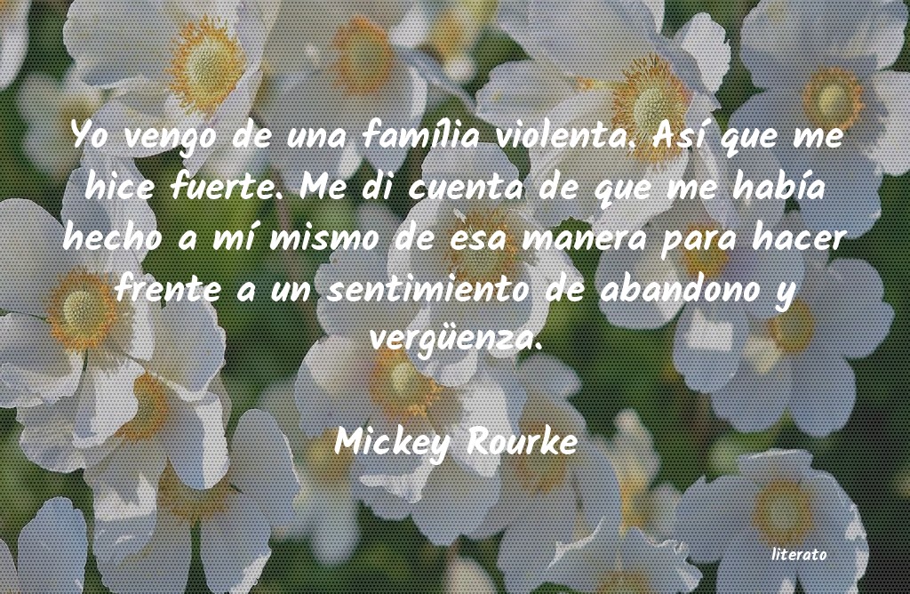 Frases de Mickey Rourke