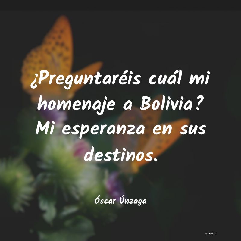 Frases de Óscar Únzaga