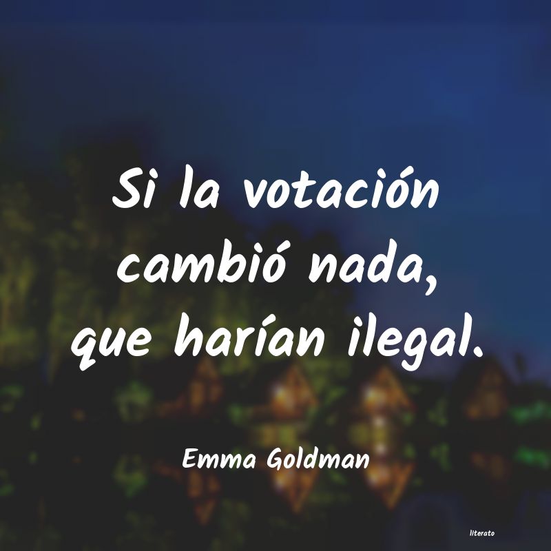 frases de Emma Goldman