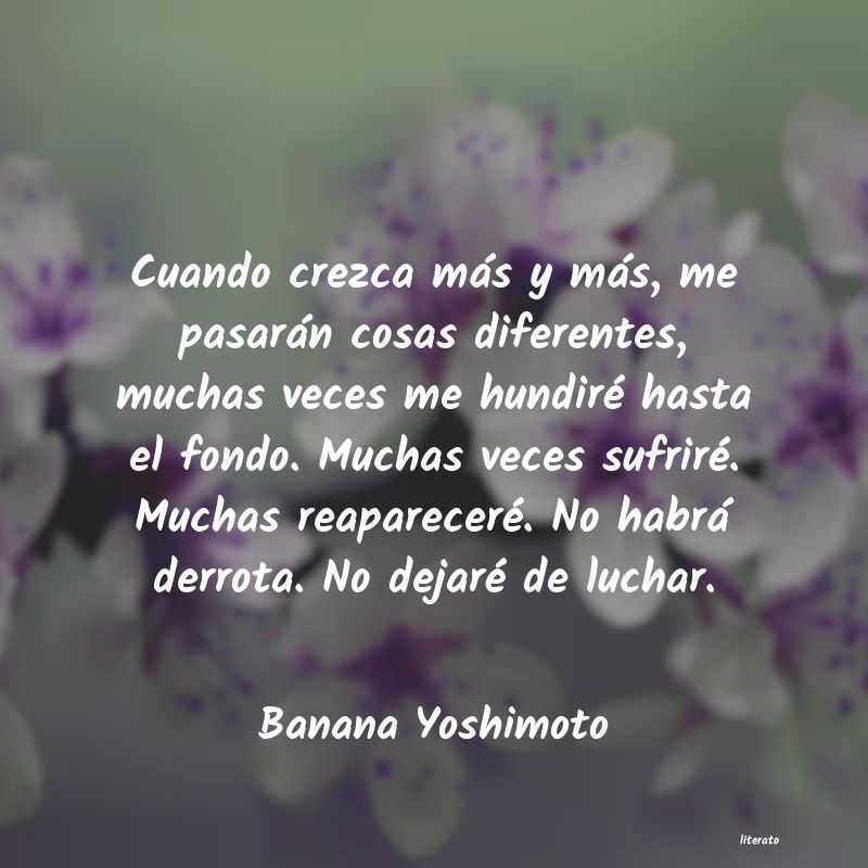 Frases de Banana Yoshimoto