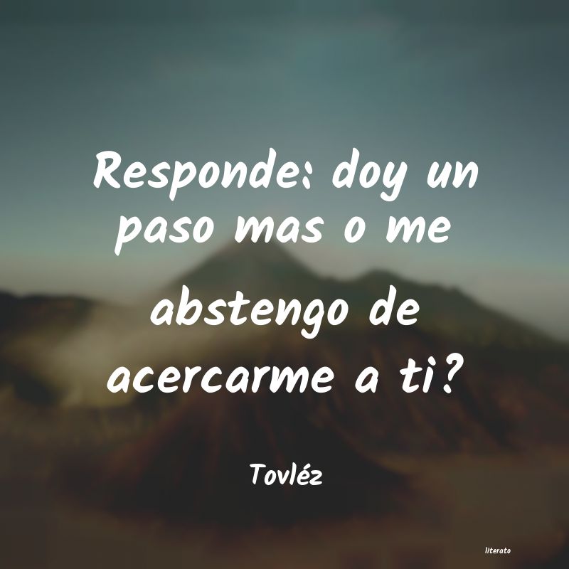 frases de Tovléz