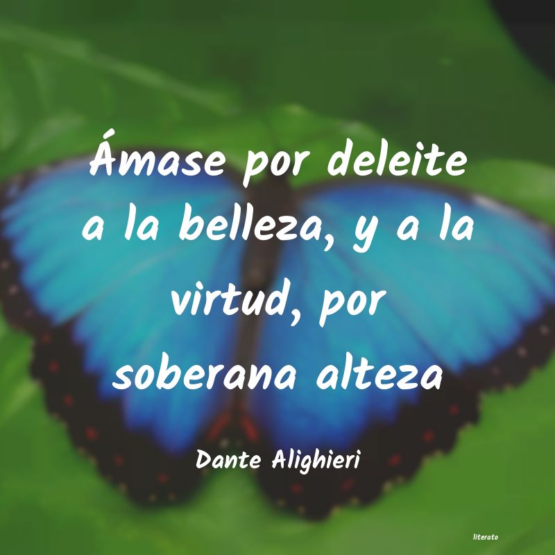 frases de Dante Alighieri