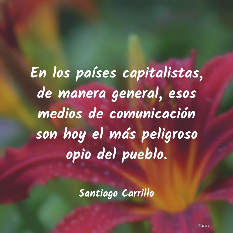 Frases de Santiago Carrillo