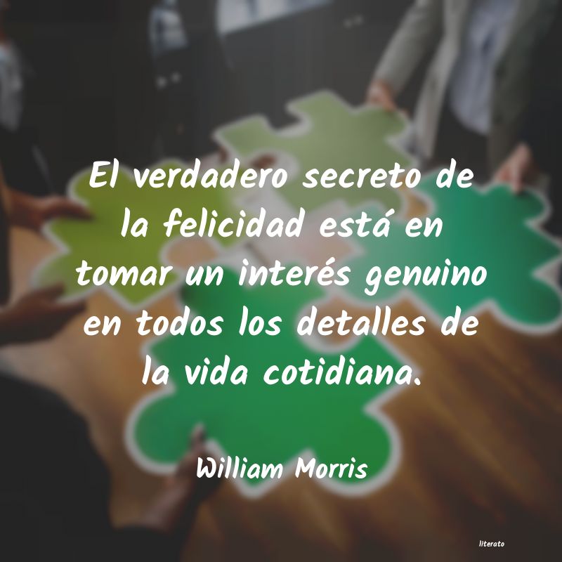 Frases de William Morris