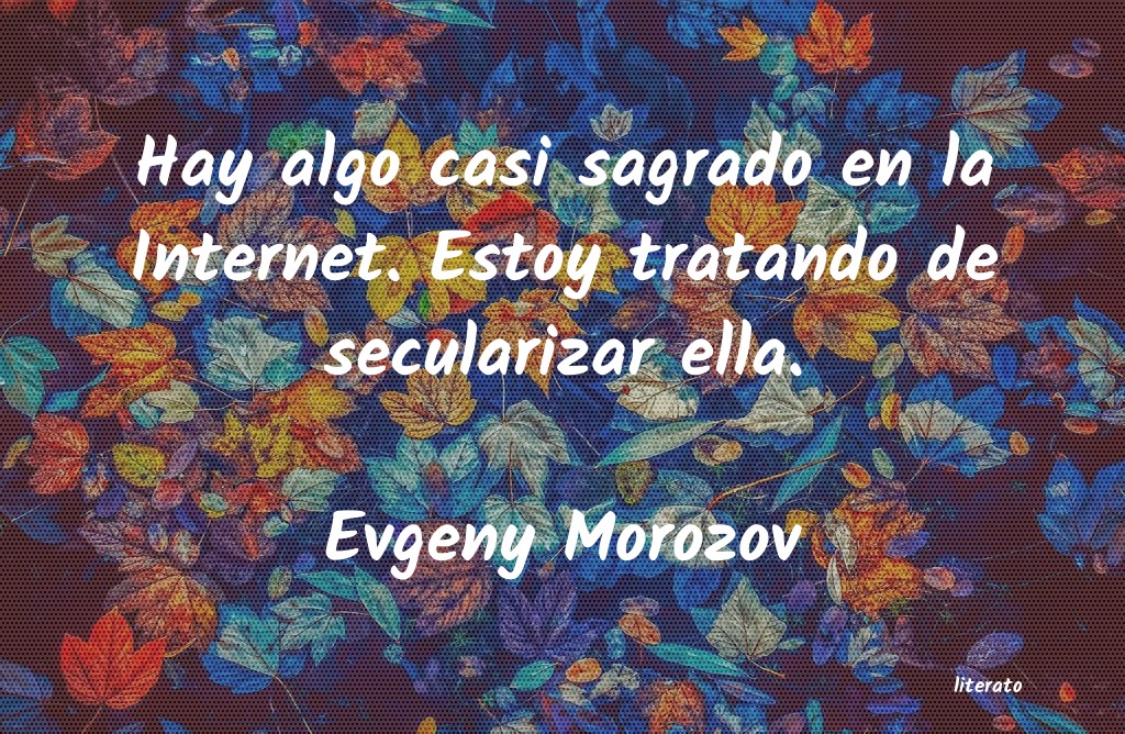 Frases de Evgeny Morozov