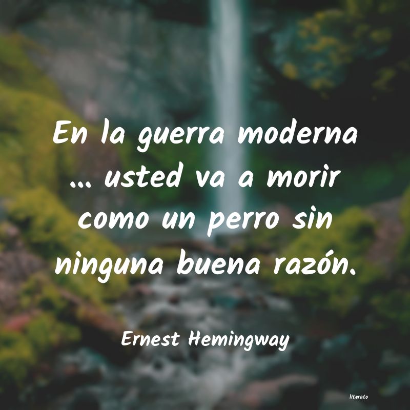 Frases de Ernest Hemingway