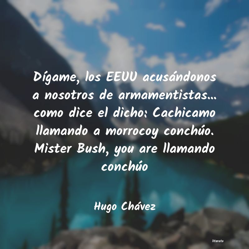 Frases de Hugo Chávez