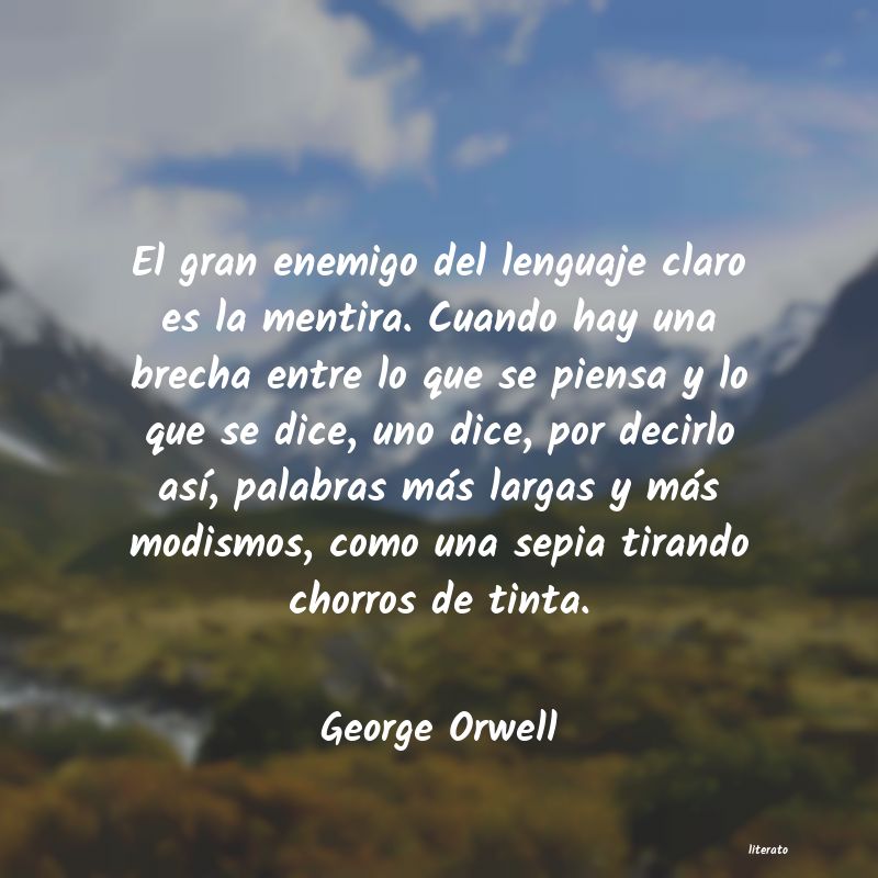 frases de George Orwell
