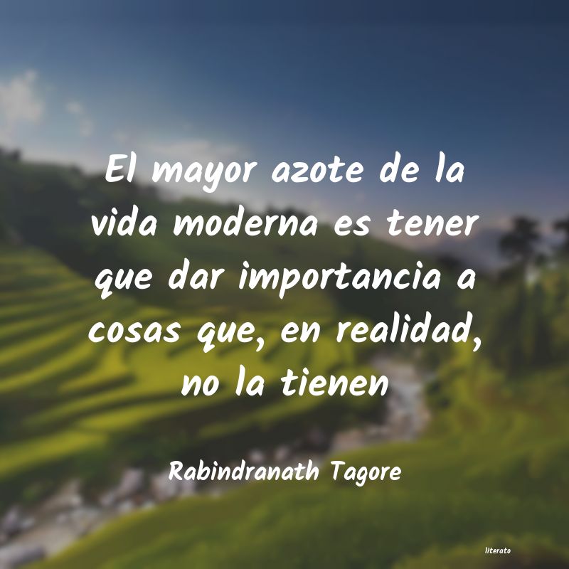 Frases de Rabindranath Tagore