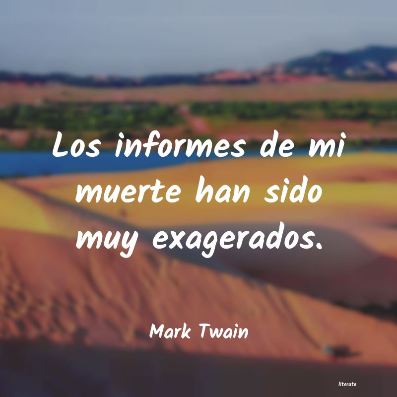 Frases de Mark Twain