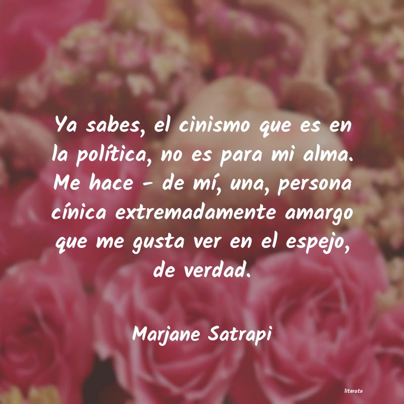 frases de Marjane Satrapi