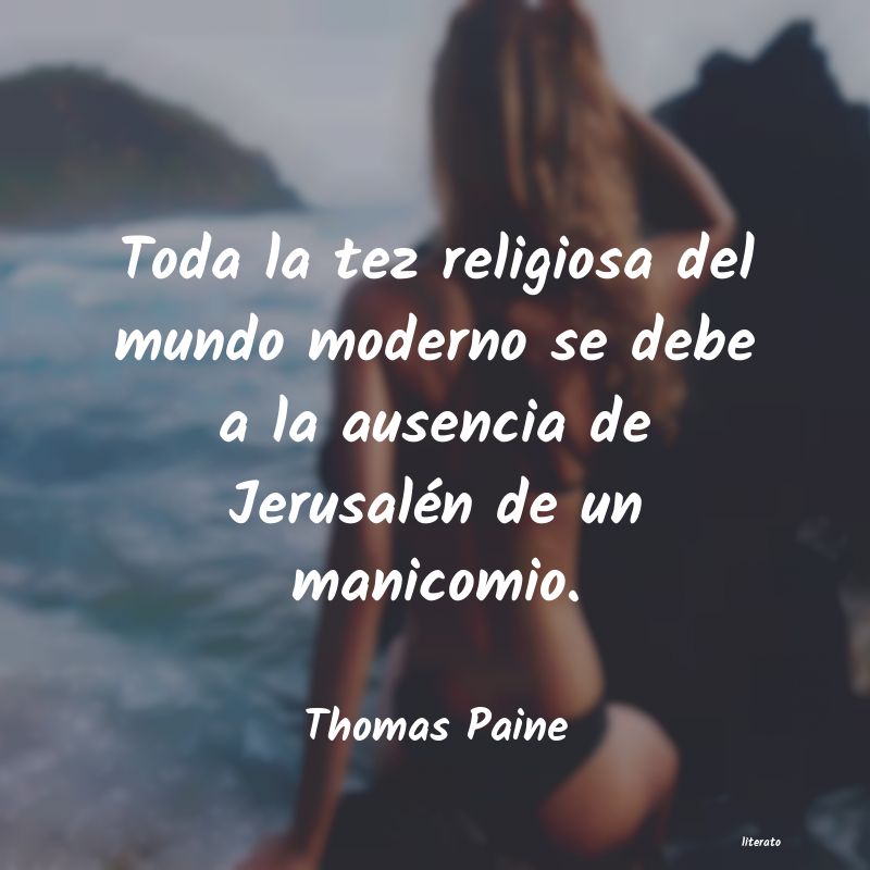 Frases de Thomas Paine