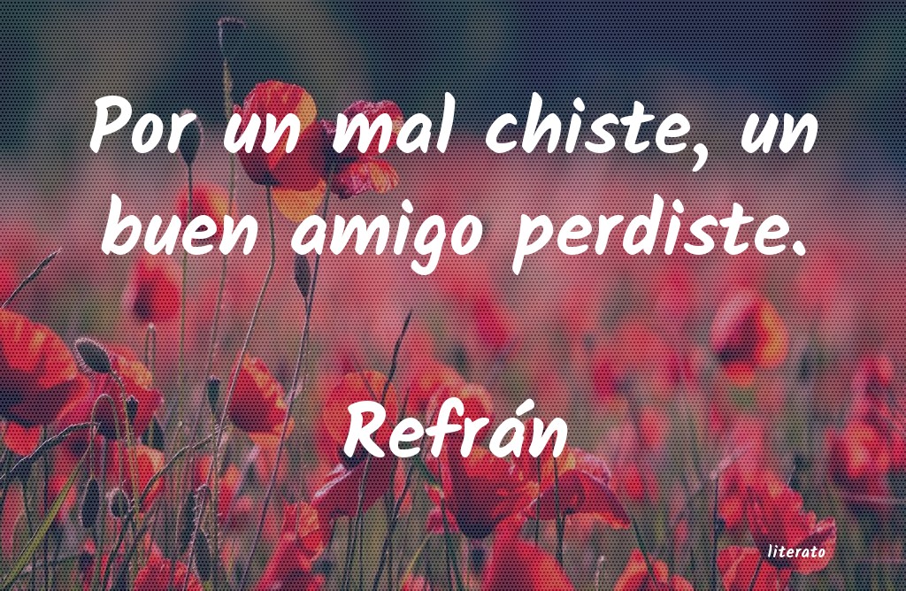 Frases de Refrán