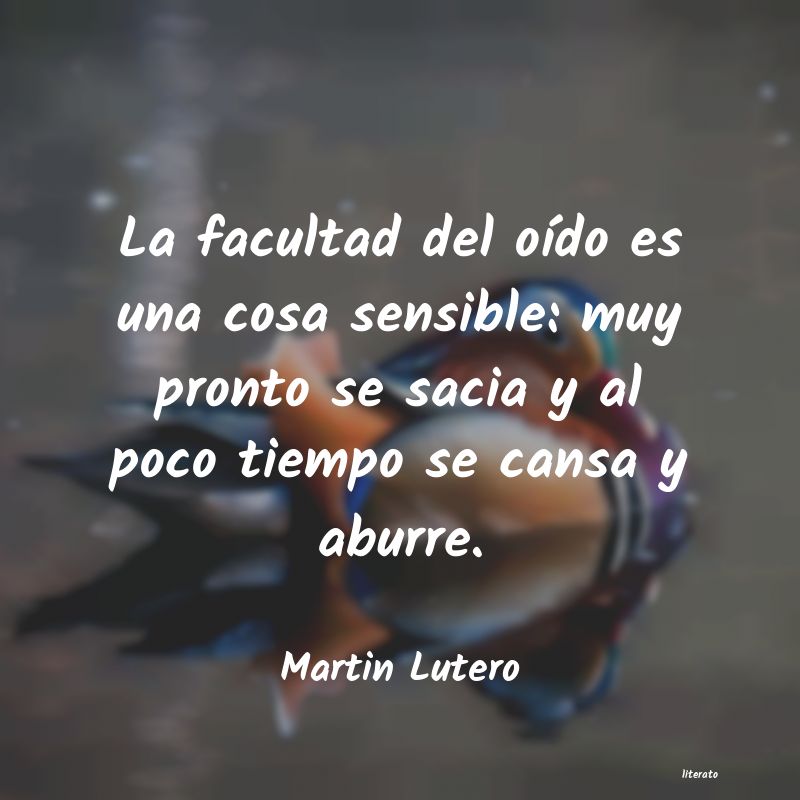 Frases de Martin Lutero