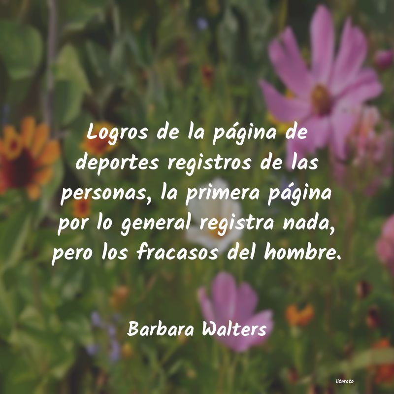 frases de Barbara Walters