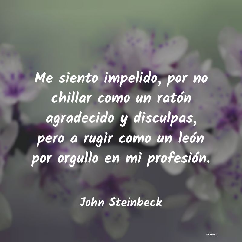 Frases de John Steinbeck