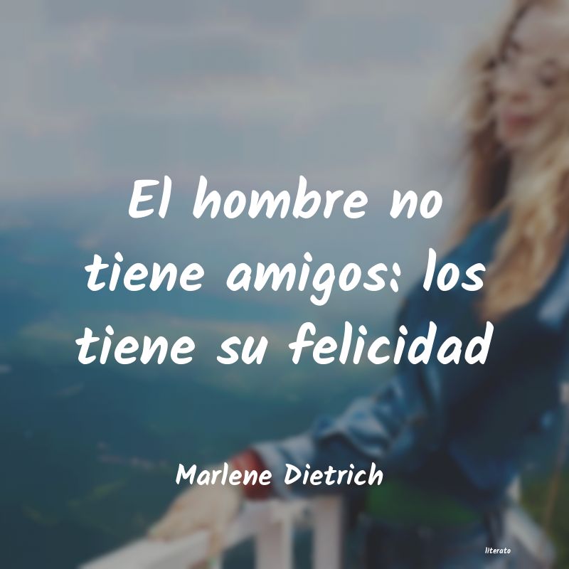 frases de Marlene Dietrich