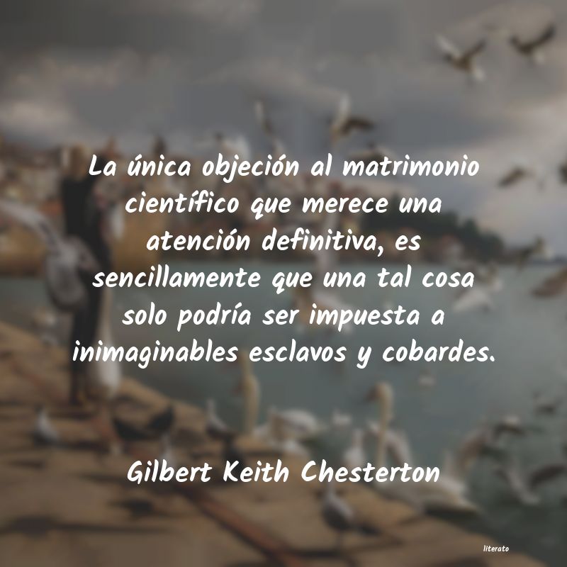Frases de Gilbert Keith Chesterton